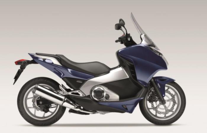 The Integra, Honda's futuristic scooter variant of the NC700 package.