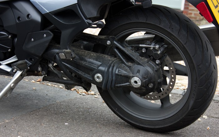 Shaft drive means you'll never be caught unawares by mid-trip chain maintenance