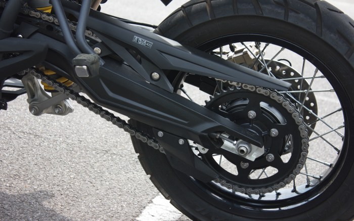 Chain is to be expected - upgrade to the Explorer to get shaft drive