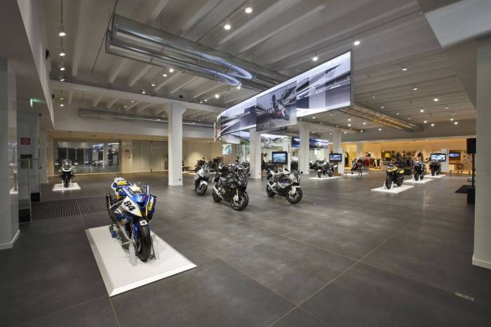 BMW Motorcycle Showroom