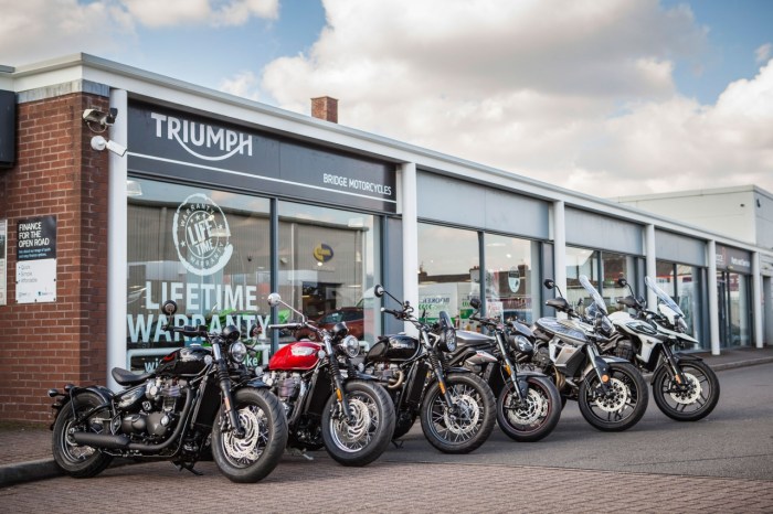 Triumph Motorcycle Showroom