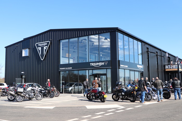 Triumph Motorcycle Showroom