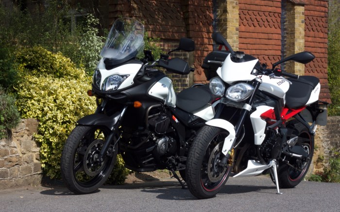 V-Strom 650 &amp; Street Triple R
